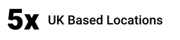 5x UK Based Locations