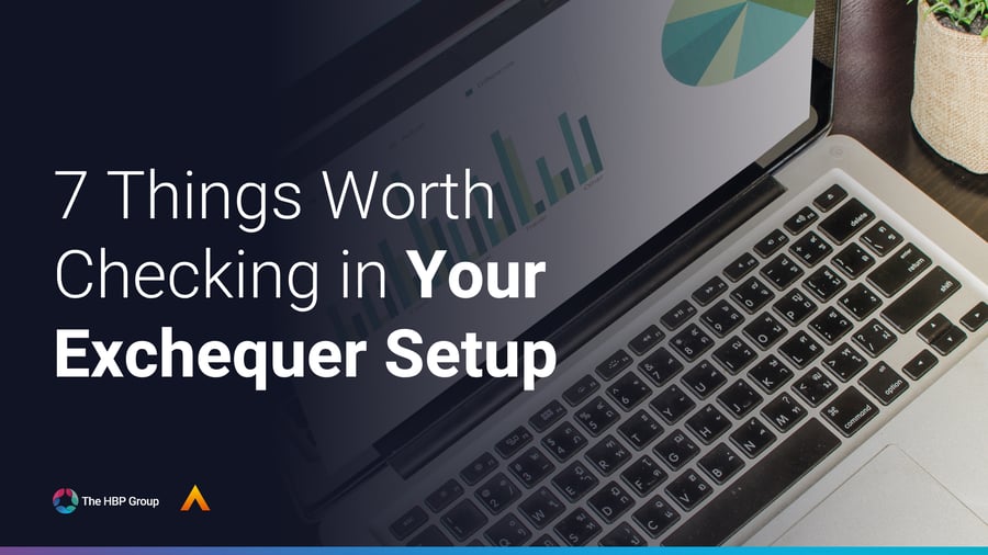 Exchequer health check covering users, backups, stock processes, workstations and system setup