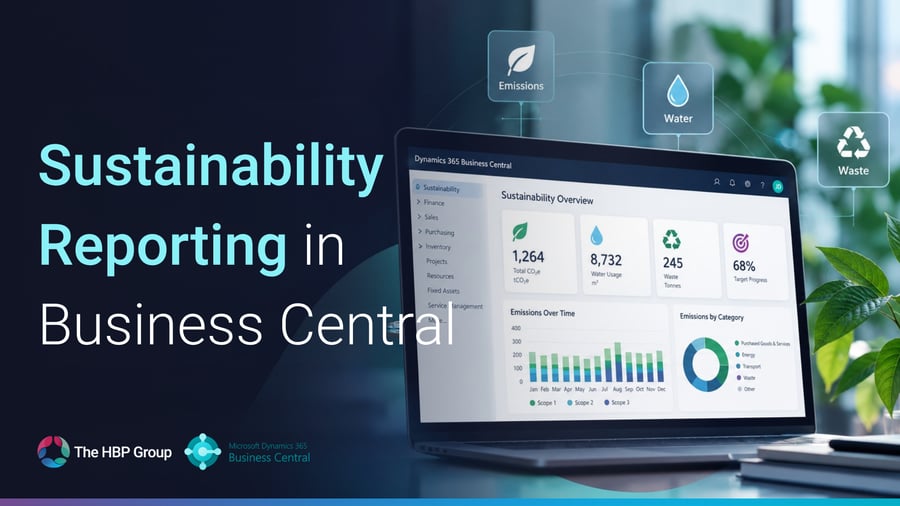 See how Business Central supports sustainability reporting, emissions tracking and Power BI dashboards — whether you already use it or are considering it.