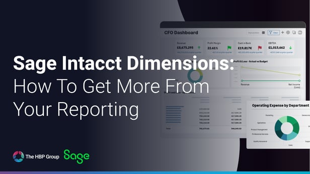 Sage Intacct Dimensions: Get More from Your Reporting