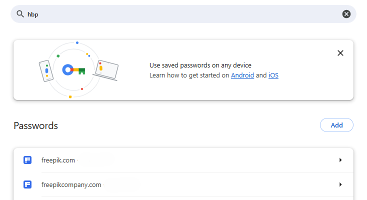 Google Password Manager 2