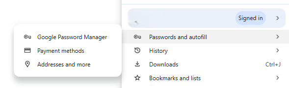 Google Password Manager
