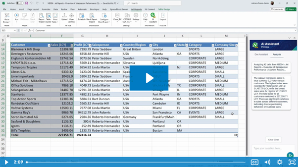 Jet Reports AI Video from InsightSoftware