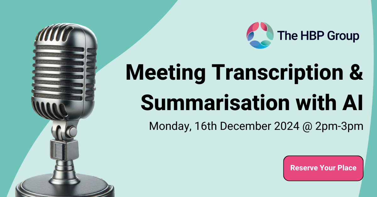 Meeting Transcription & Summarisation with AI 16th December 2024 @ 2pm-3pm