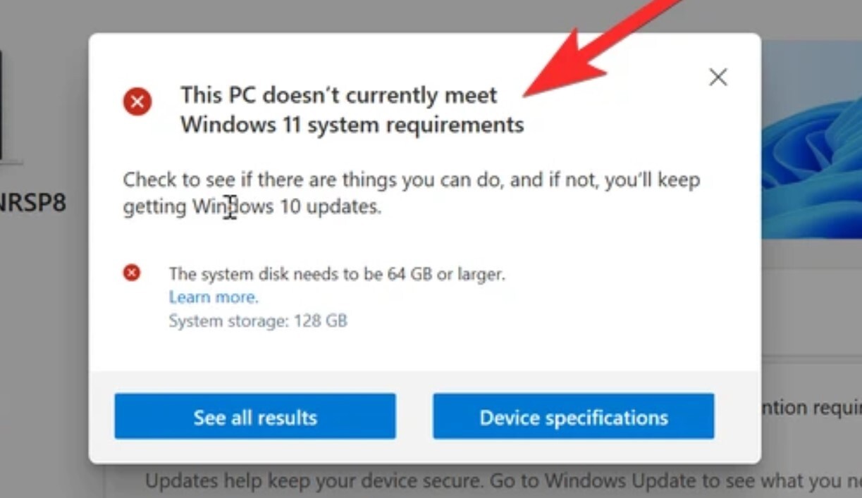 PC Doesnt Meet Windows 11