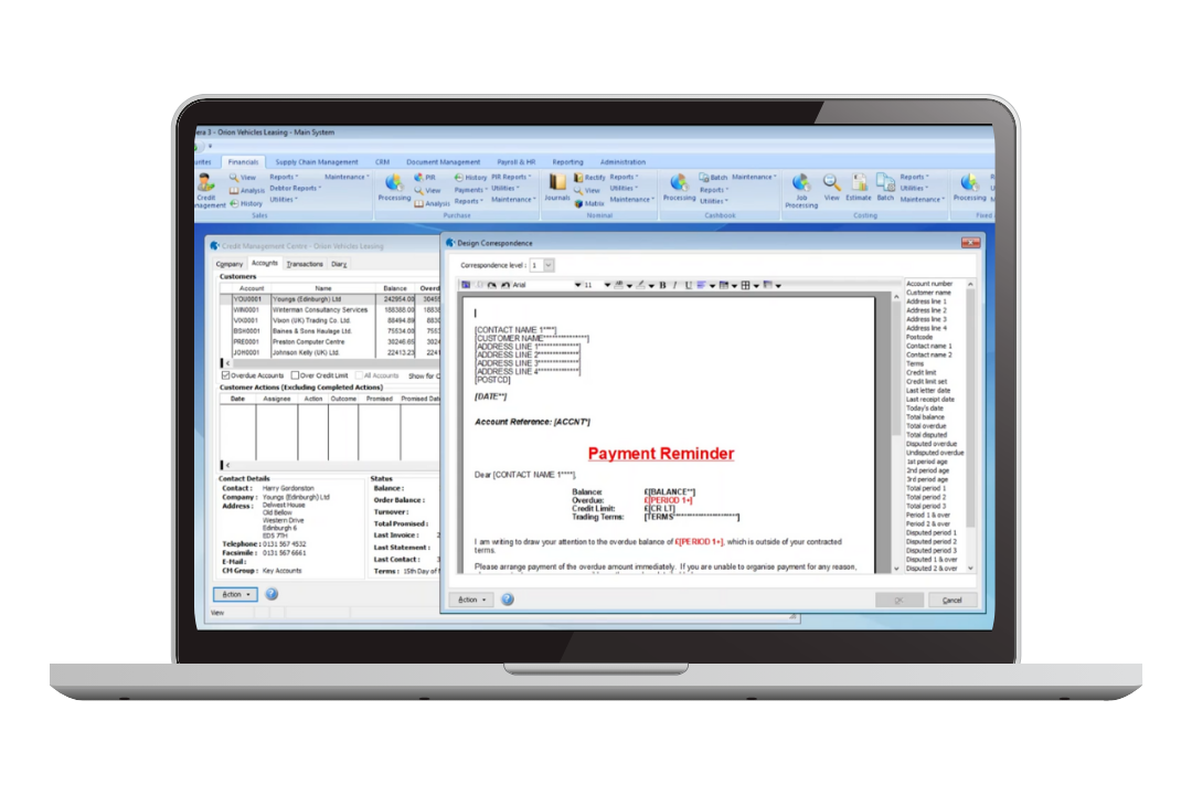 Pegasus Opera 3 ERP Software