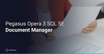 Does Pegasus Opera 3 SQL SE Have a Document Management Module?