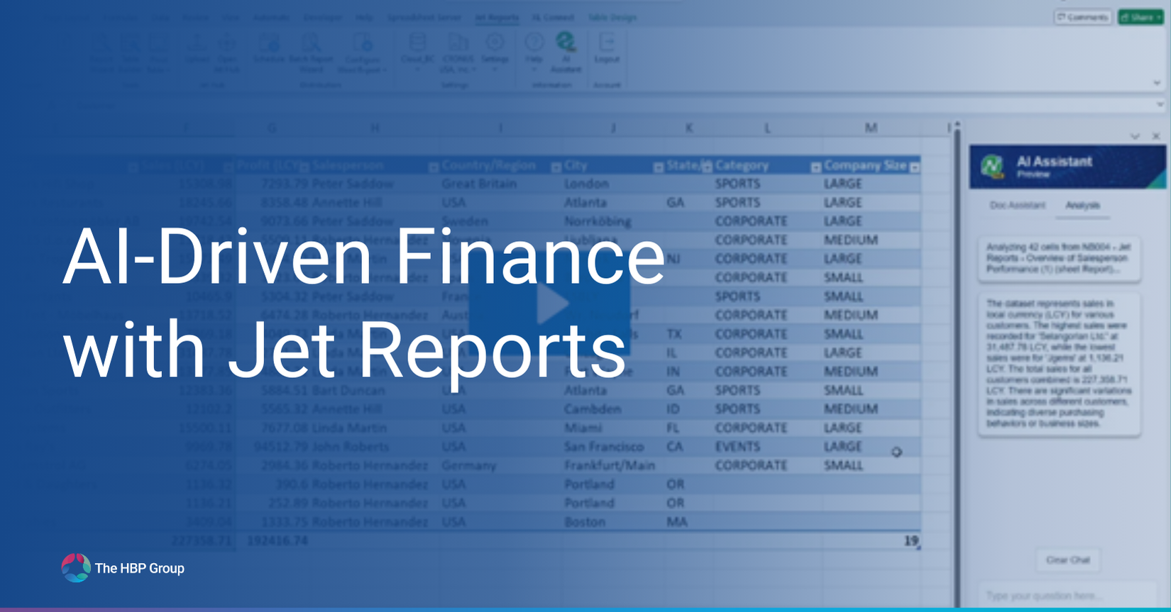 From Insights to Action: AI-Driven Finance with Jet Reports