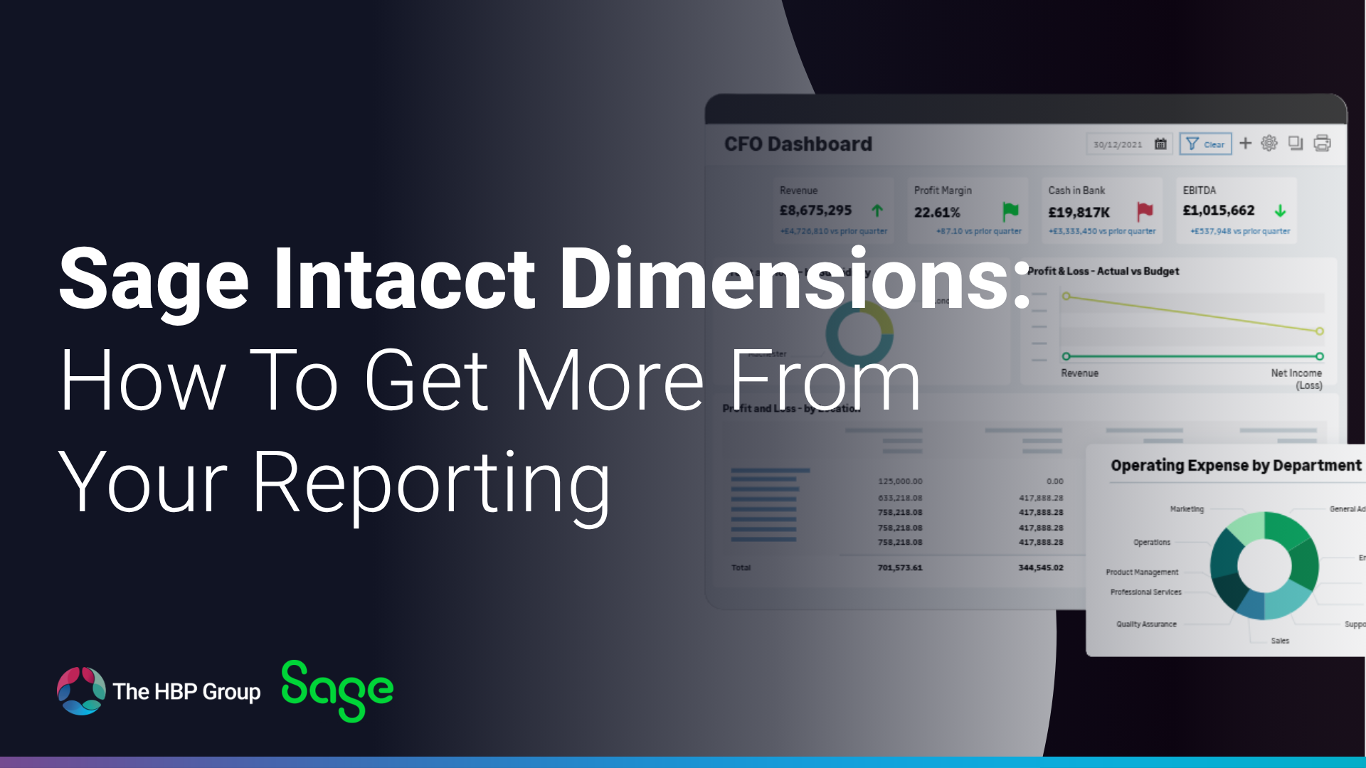 Sage Intacct Dimensions: Get More from Your Reporting