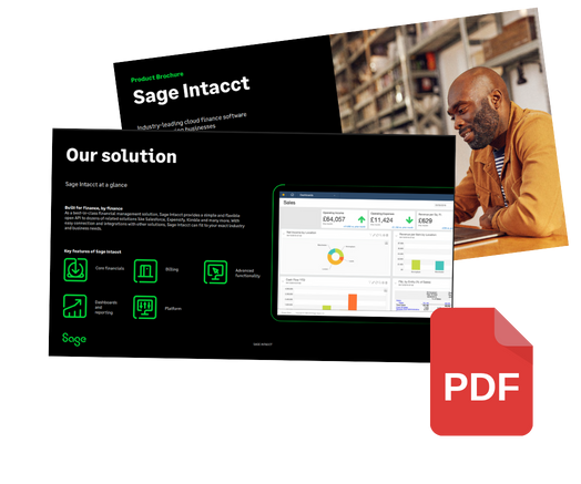 Sage Intacct PDF Brochure