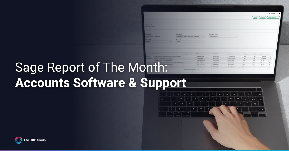 Sage 200 Report of The Month