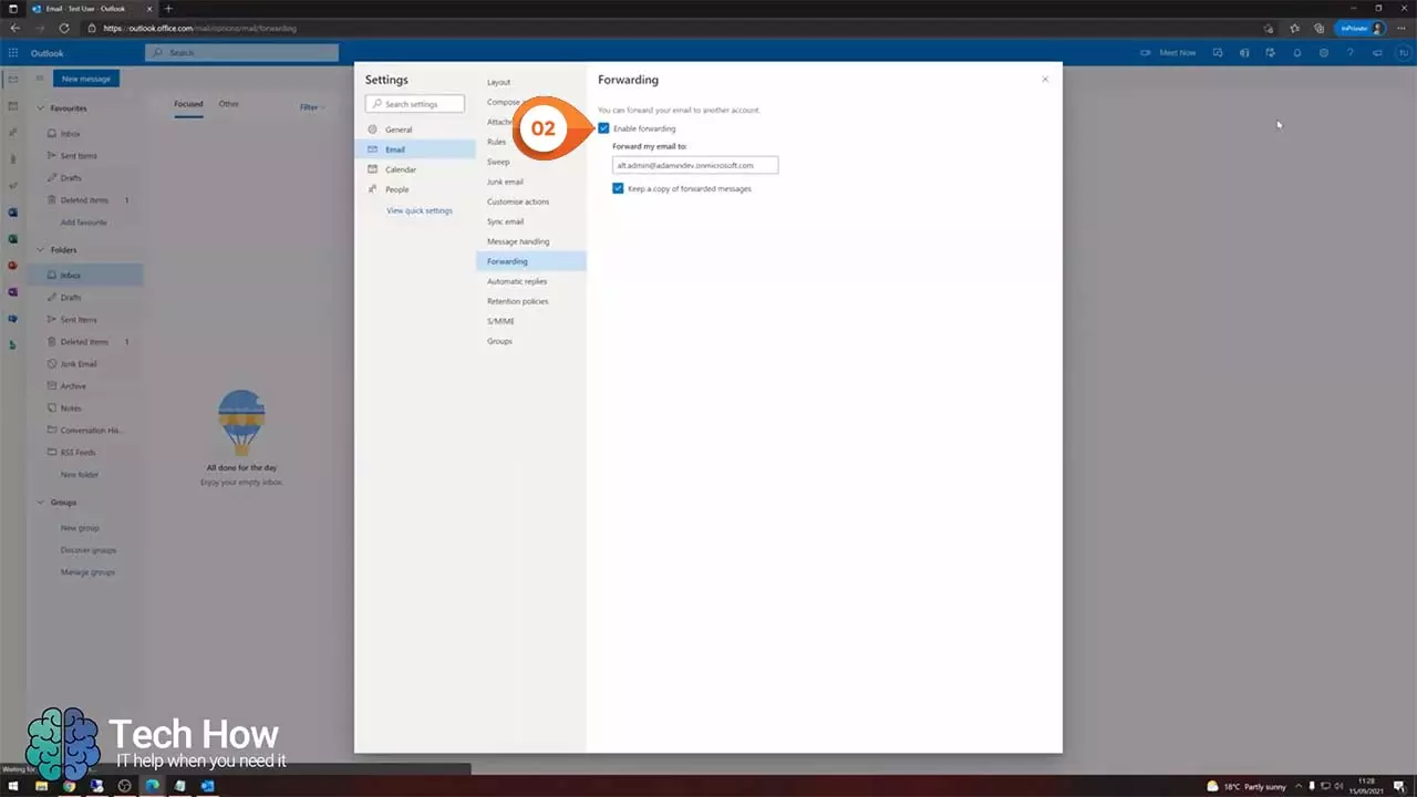 How To Set Up Email Forwarding in Outlook