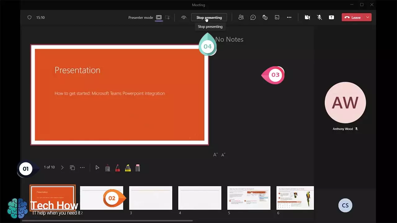 How To Use PowerPoint Presentation Mode In Teams