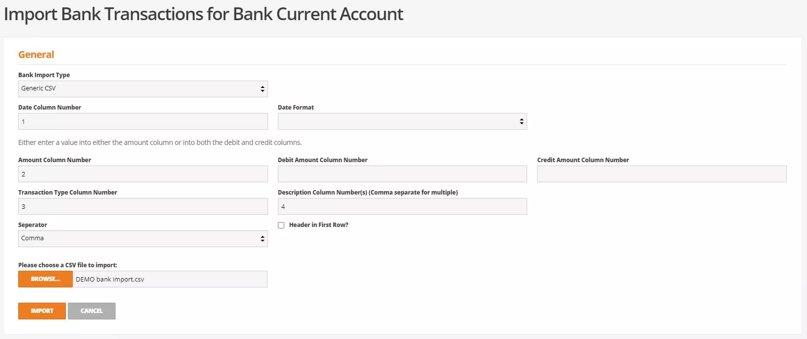 Banking Screenshot